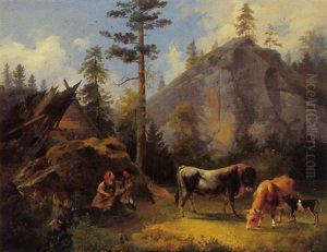 Rast Auf Der Alm
