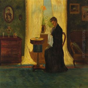 Interior With A Woman Interior With A Woman