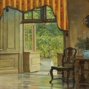 Interior From S bygaard by Vilhelmine Maria Bang