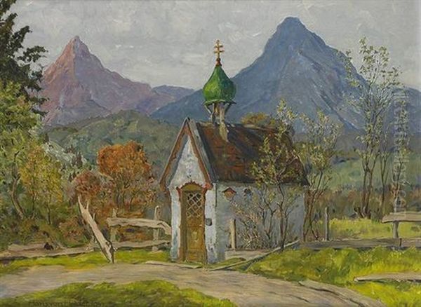 Kapelle In Gebirgslandschaft - view 1