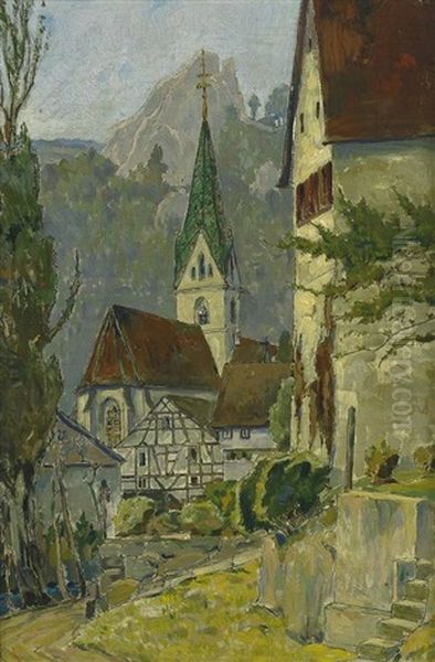 Blick Auf Schwabisches Kirchdorf - view 1