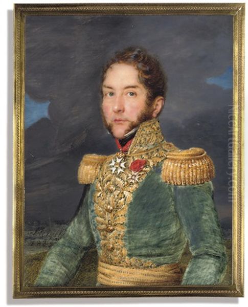 A French General, In Green Uniform (+ Officer In Blue Uniform; 2 Works) - view 1