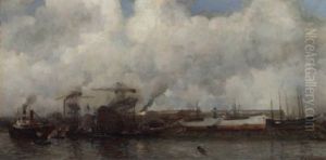 Scheepswerf En Machinefabriek Burgerhout, Rotterdam by Herman Heijenbrock