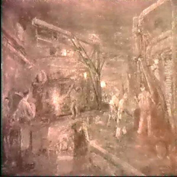 Steelworkers In A Factory - view 1