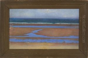 Beach by Charles Emile Heil
