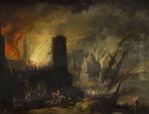 Incendio De Troya by Daniel van Heil