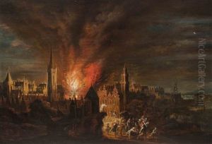Die Flucht Aeneas Und Anchises Aus Dem Brennenden Troja