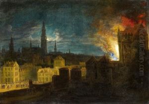Der Brand Des Antwerpener Rathauses Am 4.11.1576