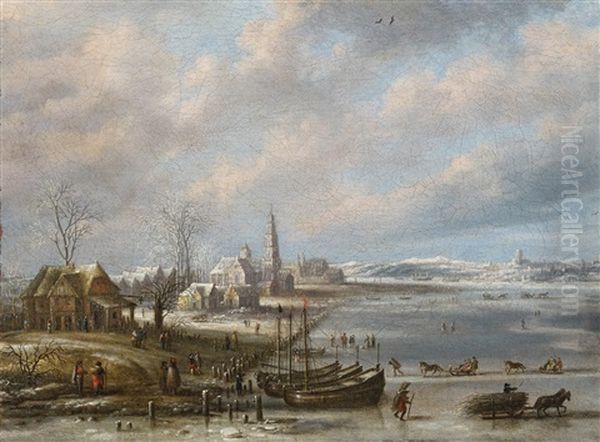 Winterlandscape With Frozen Sea - view 1