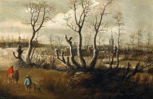 Flamische Winterlandschaft by Daniel van Heil
