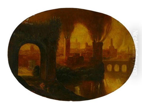 Die Flucht Aeneas Und Achises Aus Dem Brennenden Troja - view 1