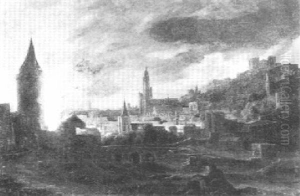A City Ablaze - view 1