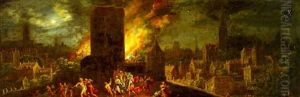 L'incendie De Troie by Daniel van Heil