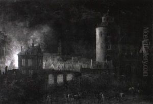 L'incendie De La Ville De Delft En 1664
