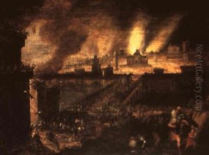 The Fall Of Troy by Daniel van Heil