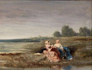 La Lecture by Ferdinand Heilbuth