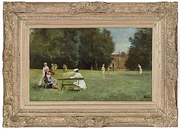 Playing Tennis - view 1