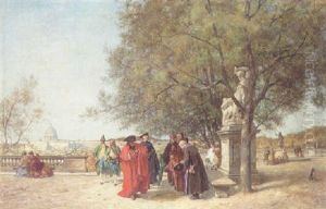In The Park by Ferdinand Heilbuth
