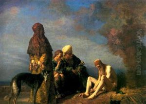Hiob In Seiner Erniedrigung Von Seinen Freunden Besucht