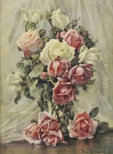 Still Life Roses by Flora Heilmann