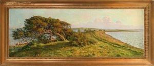 A Fjord Scene by Gerhard Heilmann