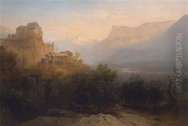 View Of Tyrol Castle Near Meran - view 1