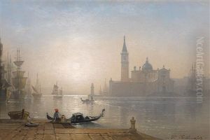 Venedig - Sonnenuntergang Vor San Giorgio