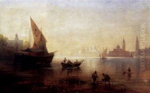 Morgen Im Lido Bei Venedig