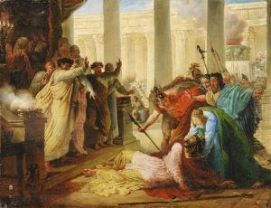 Ptolemy Philopator Struck By Death As He Desecrated The Temple Of Jerusalem Ptolemy Philopator Struck By Death As He Desecrated The Temple Of Jerusalem