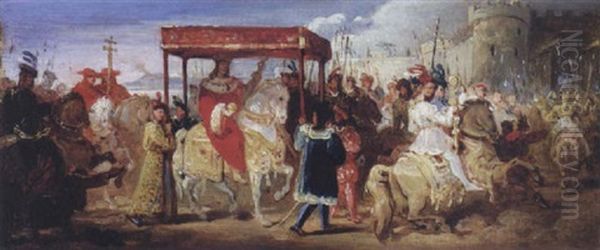 Charles Vii Entering Naples - view 1