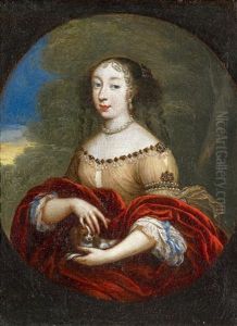 Portrat Einer Dame Mit Hundchen Portrat Einer Dame Mit Hundchen