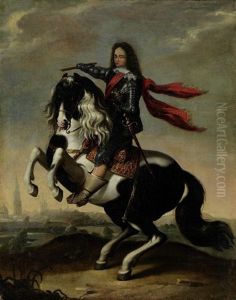 Prinz Waldemar Christian Von Danemark Im Harnisch Und Zu Pferd by Wolfgang Heimbach