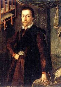 Portrait Of A Gentleman, Aged Twenty-four, In A Study, A Ship Beyond