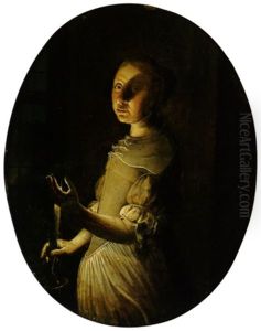 Bildnis Einer Jungen Dame In Hofischer Bzw. Stadtischer Kleidung by Wolfgang Heimbach