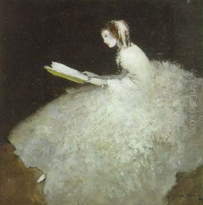 Balletteuse, Vertieft In Lekture by Walter Heimig