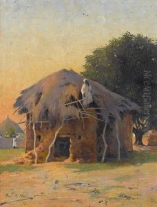 An East African Village by Ernst M. Heims
