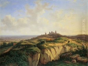 Blick Auf Kleve by Christianus Hendricus Hein