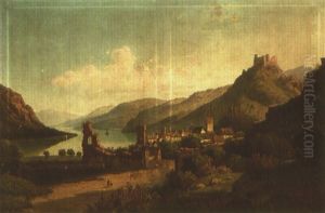 Partie Am Rhein by Christianus Hendricus Hein