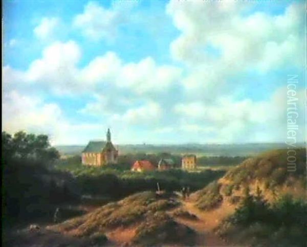 Blick Auf Eine Kirche In Weiter Landschaft - view 1