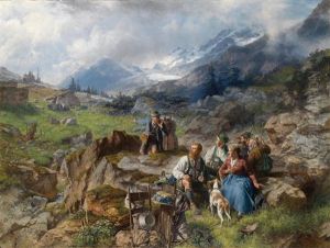 Der Aufstieg by Johann Adalbert Heine