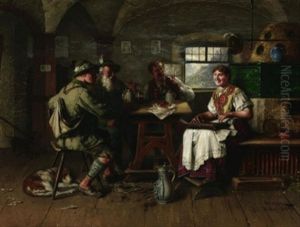 Im Wirtshaus by Johann Adalbert Heine