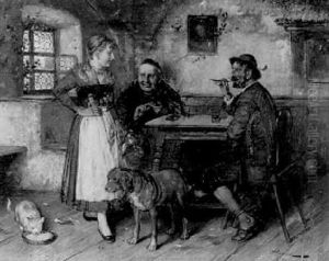 Im Wirtshaus by Johann Adalbert Heine