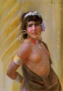 Junge Orientalin by Ludwig Heine