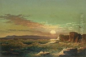 The Fort (+ Blazing Sunset; Pair) by Peter Bernard William Heine