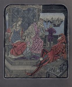 Regierungssorgen (kungen O. Narren) by Thomas Theodor Heine