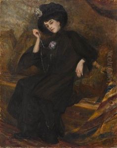 Sitzende Dame by Thomas Theodor Heine