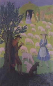 Der Schafer by Thomas Theodor Heine