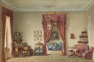A View Of An Interior by H. Bank