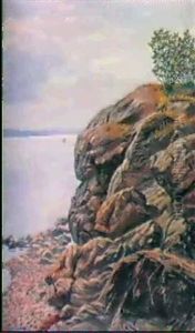 Sommerlandschaft Am Oslofjord Sommerlandschaft Am Oslofjord