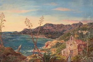 Suditalienische Kustenlandschaft by Johann Baptiste Heinefetter